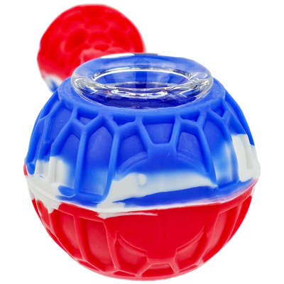 4″ Silicone Honeycomb Spoon w/ Poker