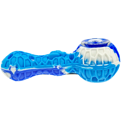 4″ Silicone Honeycomb Spoon w/ Poker