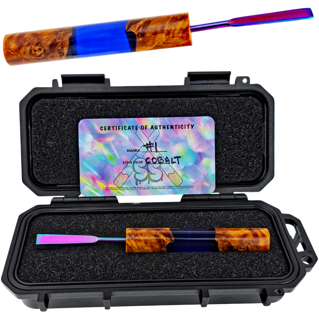 ROUND SESH SCEPTOR DAB TOOL V2 – COBALT