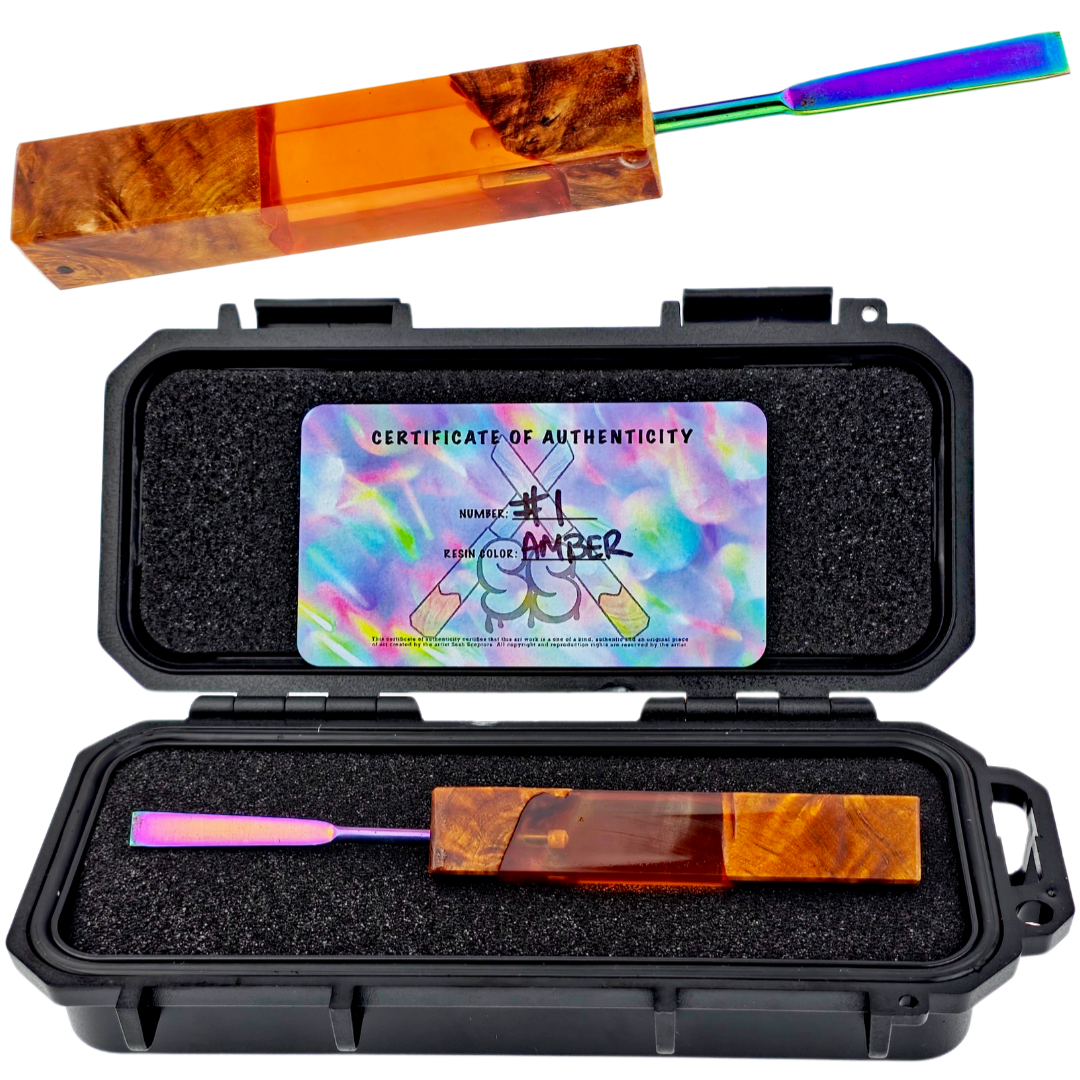 SQUARE SESH SCEPTOR DAB TOOL V2 – AMBER