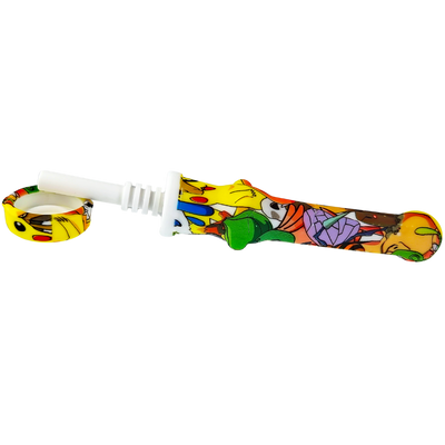 4.5" Silicone Decal Nectar Straw w/ Ceramic Tip - photo 3