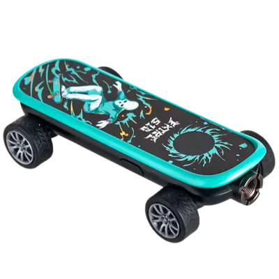 Extre Skatedeck 510 Skateboard Battery - scale reference