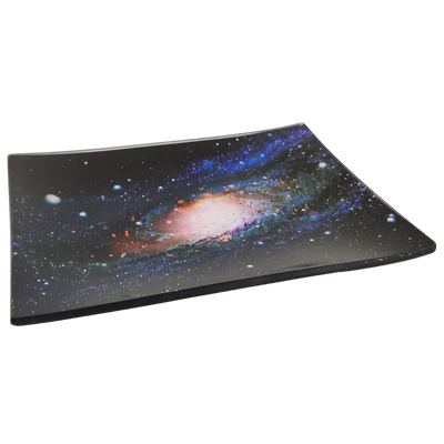 Small Shatter Resistant Glass Rolling Tray