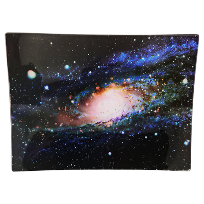 Small Shatter Resistant Glass Rolling Tray