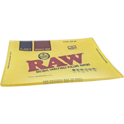 Small Shatter Resistant Glass Rolling Tray