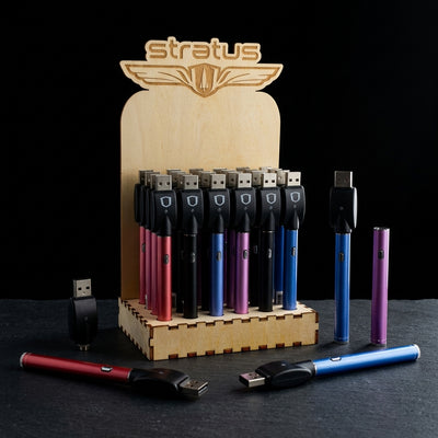 Editorial product photography on charcoal slate
