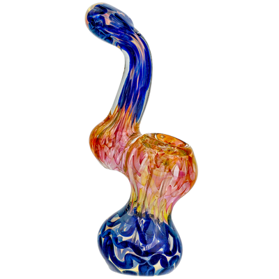 5" Cobalt Fume Squiggle w/ Fume Bowl Sherlock