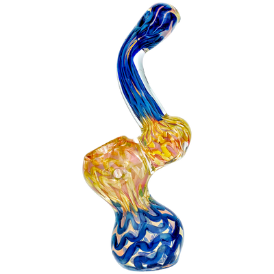 5" Cobalt Fume Squiggle w/ Fume Bowl Sherlock