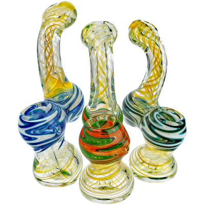 5.5" Fume Swirl Neck & Base w/ Wigwag Body Sherlock - photo 2