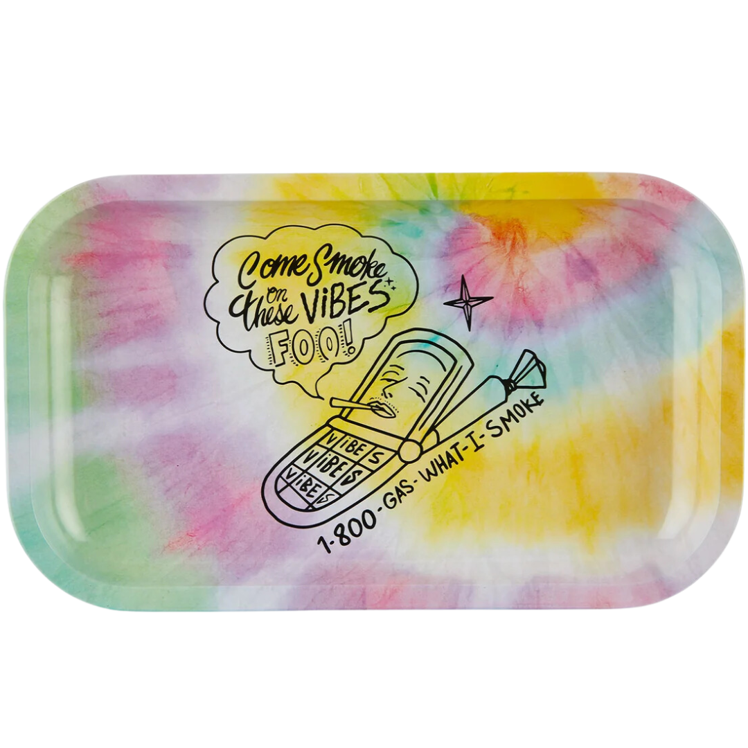 VIBES 1-800 WHAT I SMOKE ROLLING TRAY – MEDIUM