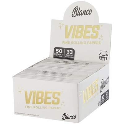 VIBES BLANCO BOOKLETS FATTY 33 – 50 DISPLAY BOX by VIBES