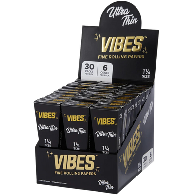 VIBES ULTRA THIN CONES BOX – 1.25″ by VIBES