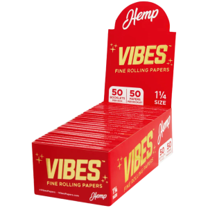 VIBES HEMP PAPERS BOX – 1.25″ by VIBES
