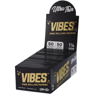 VIBES ULTRA THIN PAPERS BOX – 1.25″ by VIBES