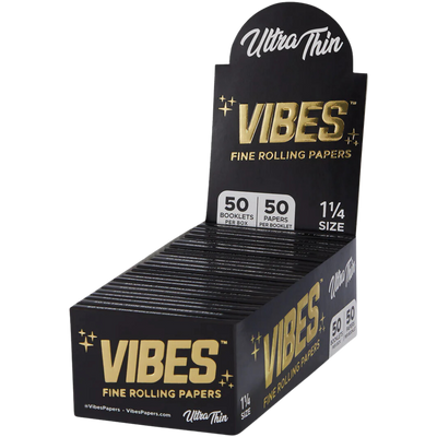 VIBES ULTRA THIN PAPERS BOX – 1.25″ by VIBES