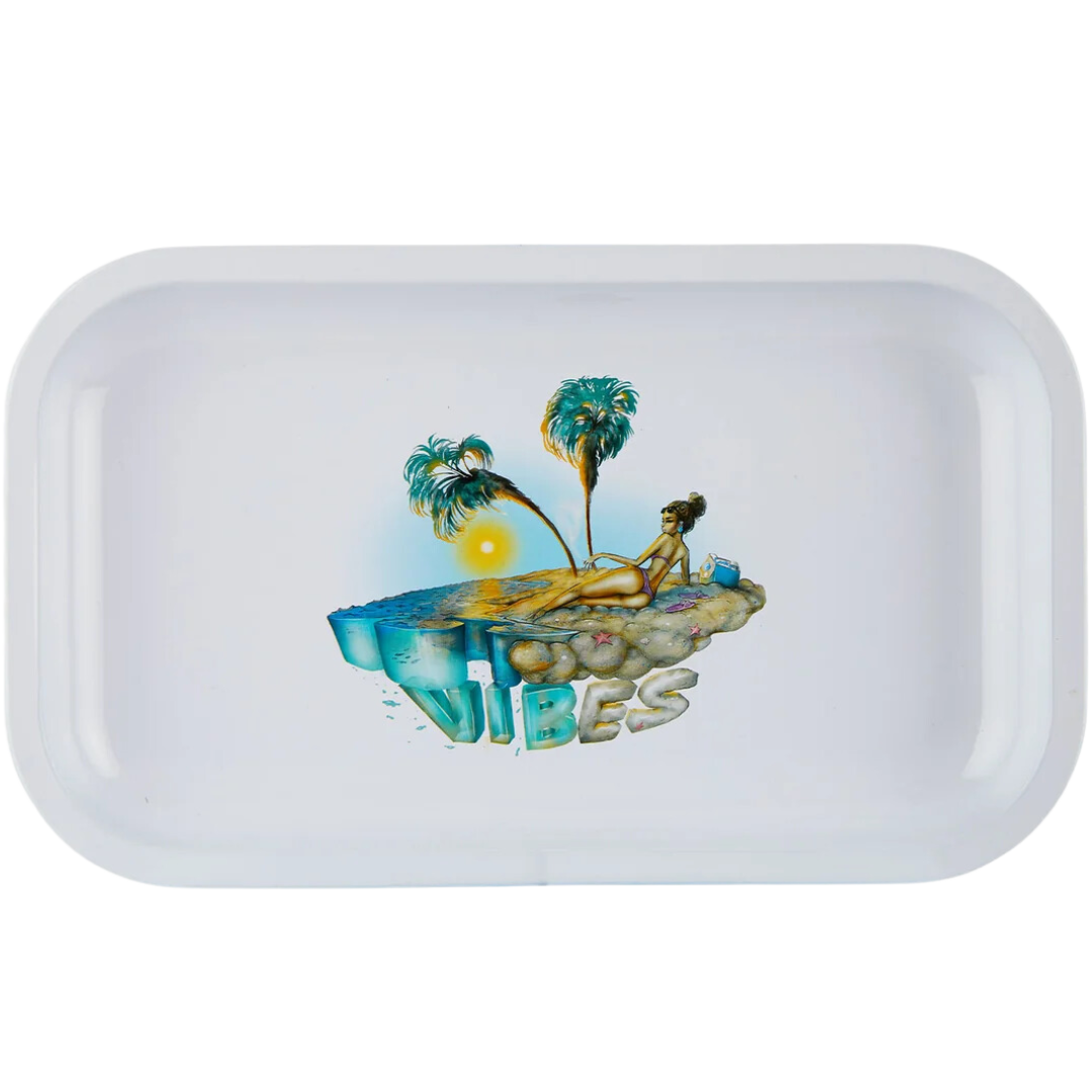 VIBES PRIVATE ISLAND ROLLING TRAY – MEDIUM