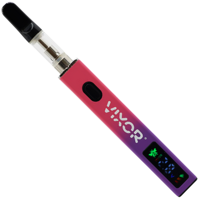 Vixor Cubecell 510 Vape Battery - 12 Pack Display - close-up view