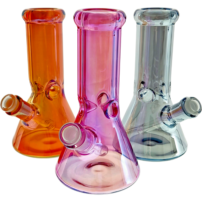 8" Iridescent 7mm Thick Beaker