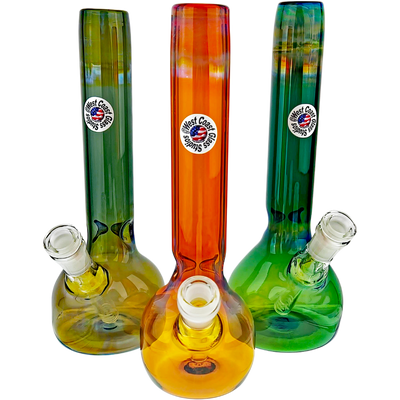 10" West Coast Glass Color Fume Beaker - Made in USA (one off)