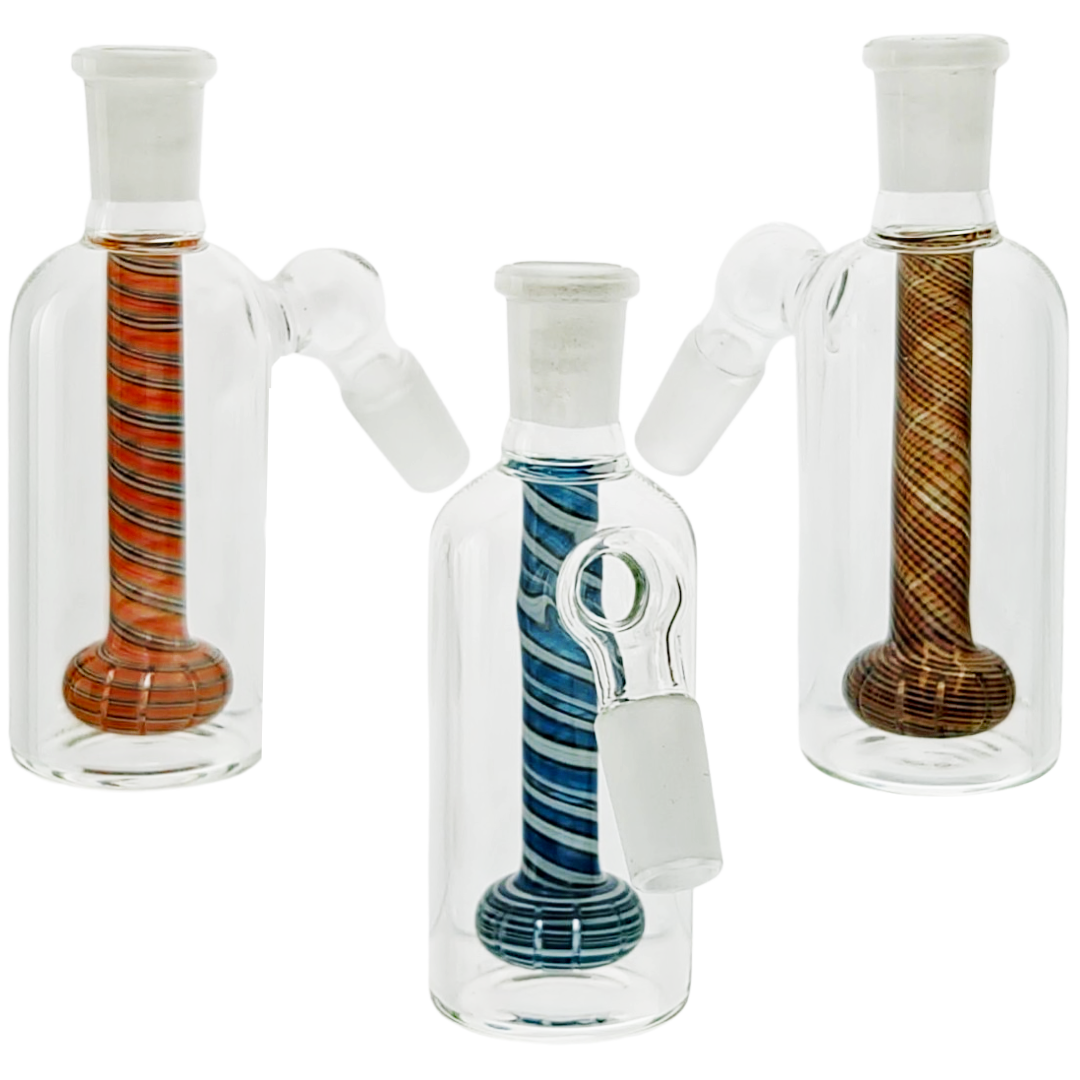 5″ Spiral Color Shower Head Ash Catcher