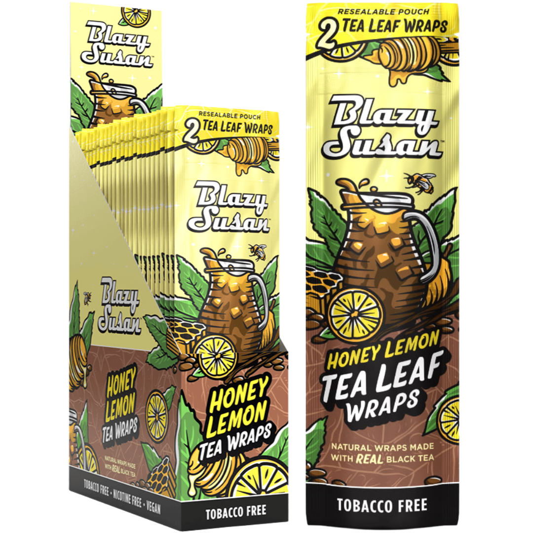 BLAZY SUSAN WRAPS – HONEY LEMON TEA LEAF WRAPS