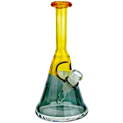 6.5" Costa Glass Two-Tone Flask Rig