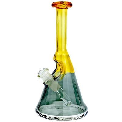 6.5" Costa Glass Two-Tone Flask Rig