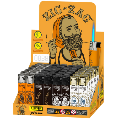 Clipper Lighters CKJ11 Jet Zig Zag BW - Tray - photo 2