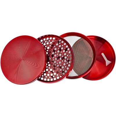 4" Large Zinc Grinder - detail view