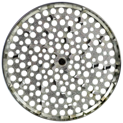 4" Large Zinc Grinder - in use