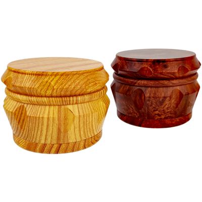 2.5″ NOTCHED WOOD GRAIN ZINC GRINDER