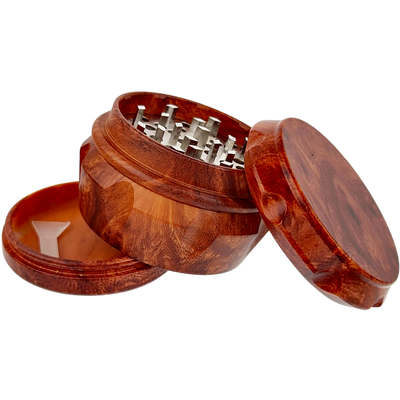 2.5″ NOTCHED WOOD GRAIN ZINC GRINDER