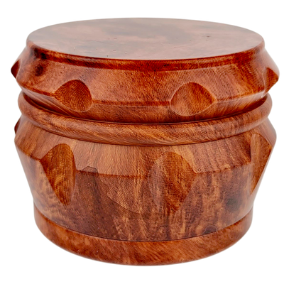 2.5″ NOTCHED WOOD GRAIN ZINC GRINDER