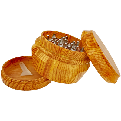 2.5″ NOTCHED WOOD GRAIN ZINC GRINDER