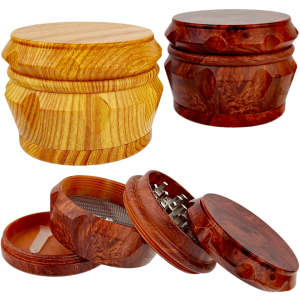 2.5″ NOTCHED WOOD GRAIN ZINC GRINDER