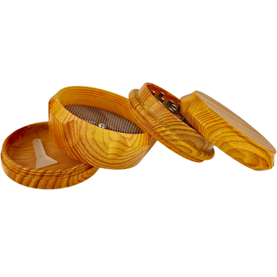 2.5″ NOTCHED WOOD GRAIN ZINC GRINDER