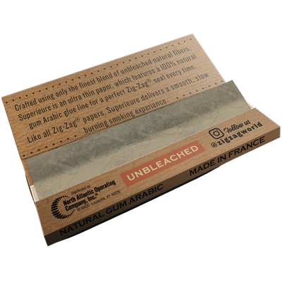 ZIG ZAG 1 1/4 UNBLEACHED PAPERS CARTON