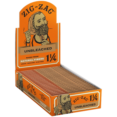 Zig Zag 1 ¼ Unbleached Papers Carton