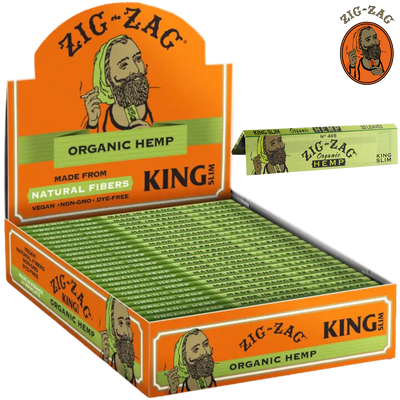ZIG ZAG KING SLIM ORGANIC HEMP PAPERS
