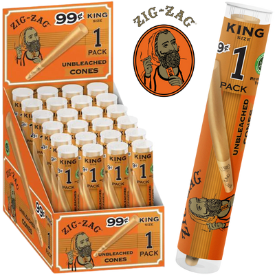 ZIG ZAG PAPER CONES KING – 1PK