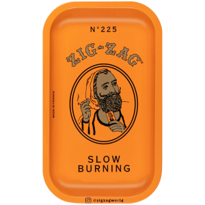 ZIG ZAG SMALL ROLLING TRAY – ORANGE