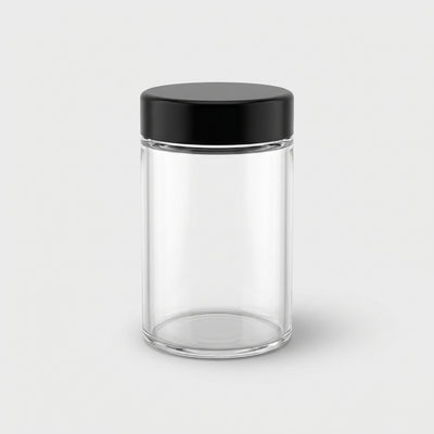5 oz Glass Jar with Black CR Lid