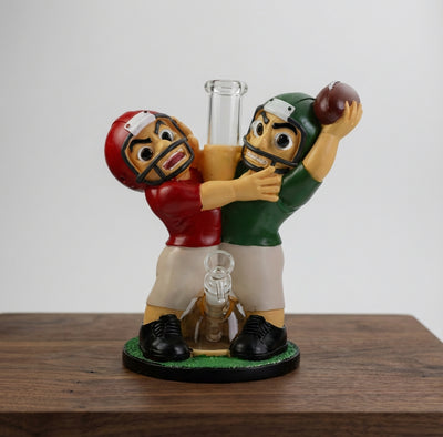 11" Players Competing Water Pipe | Glass + PVC - Image 4