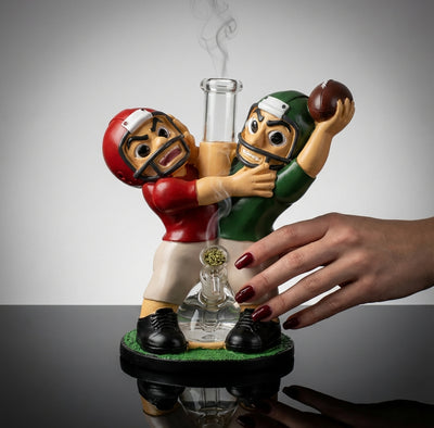 11" Players Competing Water Pipe | Glass + PVC - Image 7