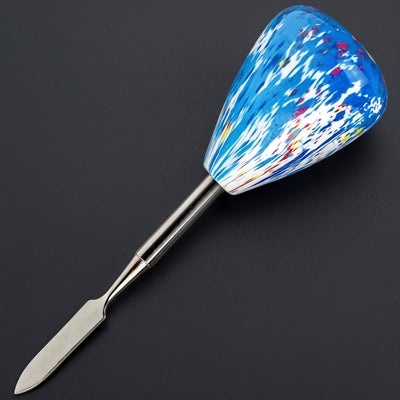 Assorted Stainless Steel w/ Decal Water Print Handle Dab Tool