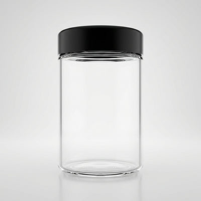 5 oz Glass Jar with Black CR Lid