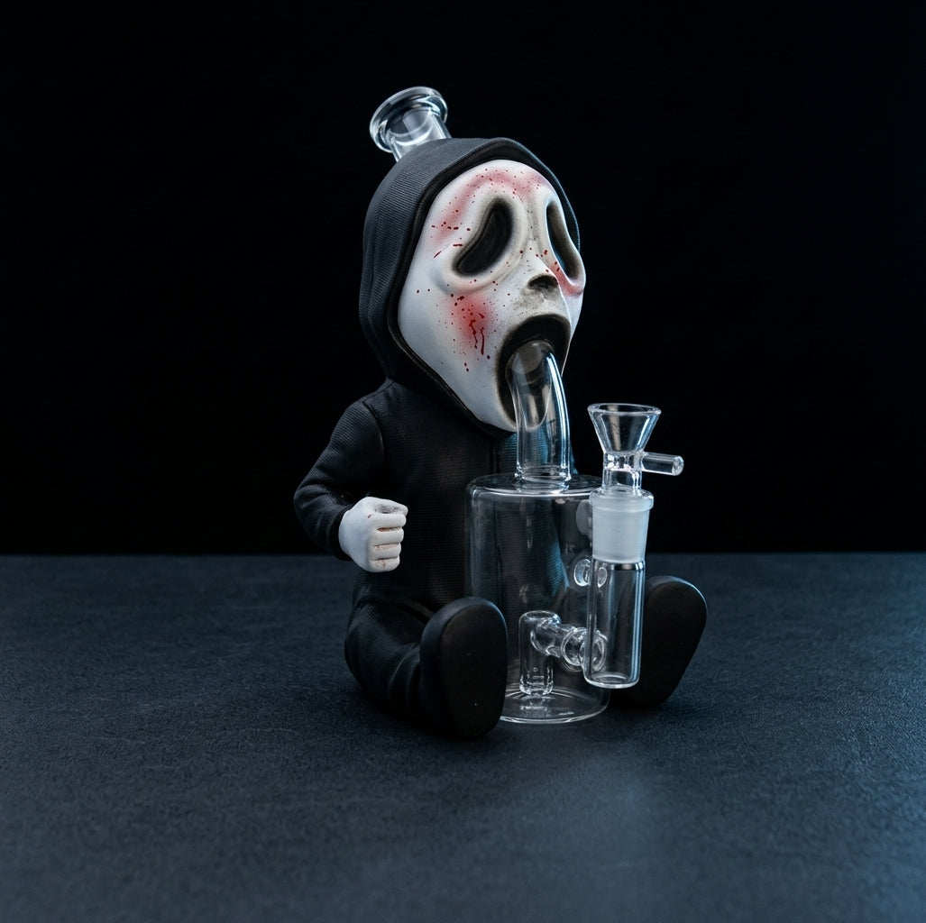9.8" Deadly Ghost Water Pipe