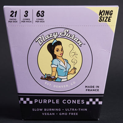 Blazy Susan Purple Cones – King Size 3PCK Cones
