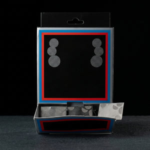 Box of Screens – Metal on dark slate surface - Oil Slick Pad