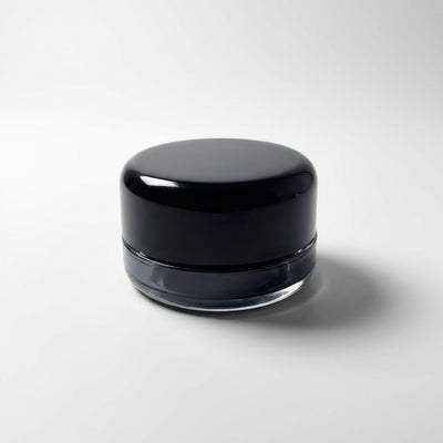 7ml UV Resistant Heavy Bottom Jar with Child Resistant Black Lids